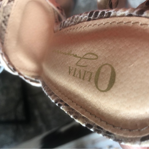 Olivia Animal Print Strappy Tie up Sandals -  Pristine Sz 8 - Picture 11 of 15